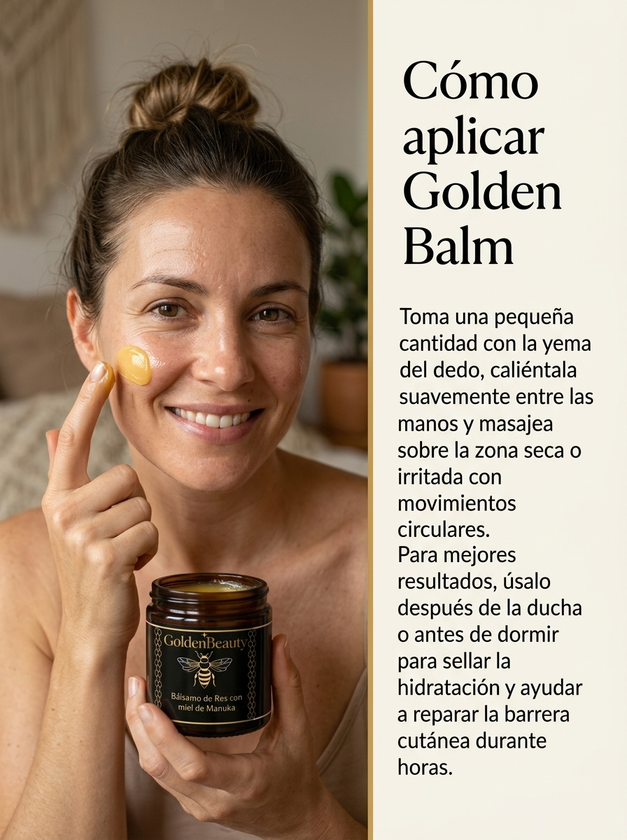 Golden Balm: Sebo de Res y Miel de Manuka reparación intensa con ingredientes 100% naturales